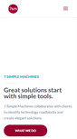 Mobile Screenshot of 7simplemachines.com